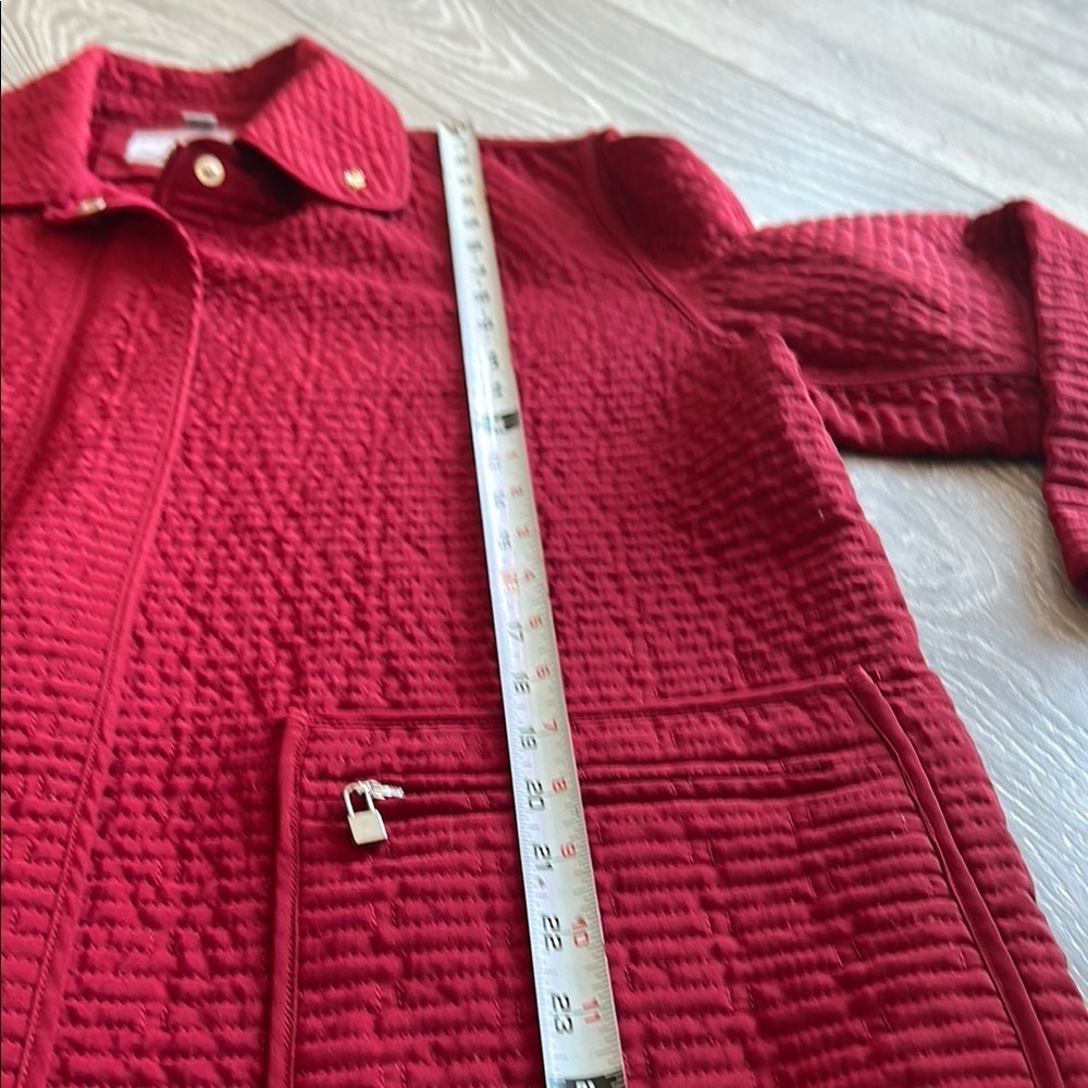 Red Quilted Jacket - Picture 5 of 7